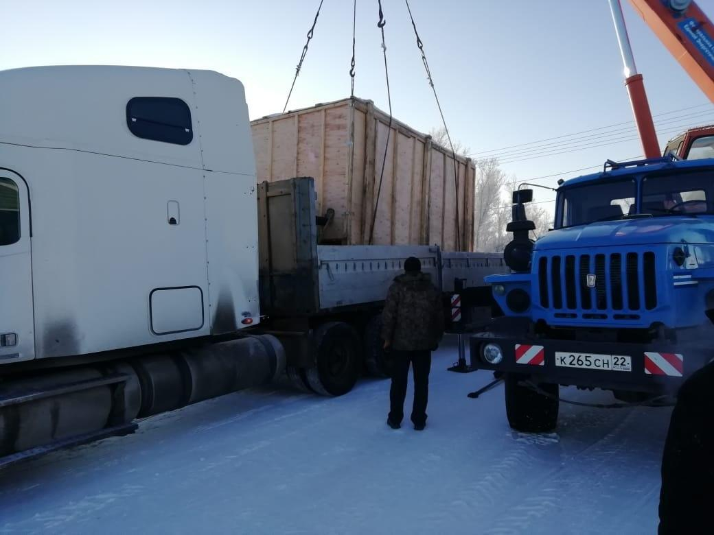 Отгрузка с СВХ новой производственной линии для российской фабрики после завершения таможенных процедур
