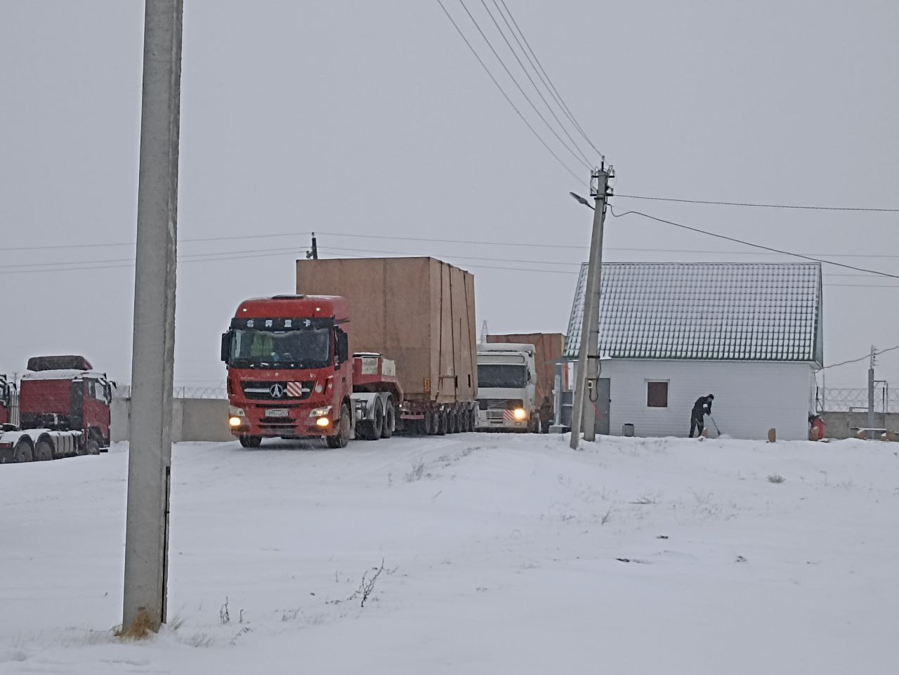 Размещение на партии негабаритного оборудования