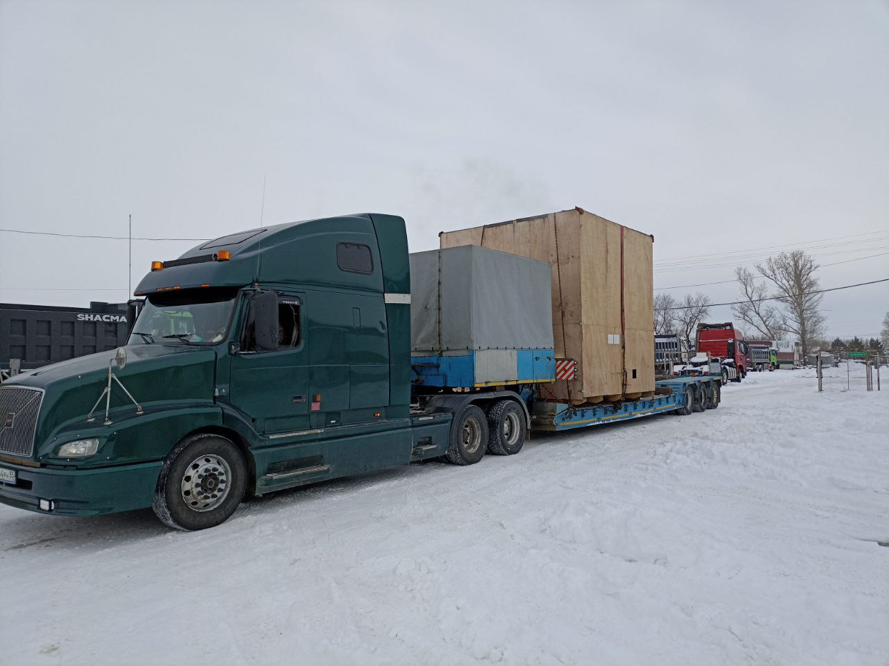 Размещение на партии негабаритного оборудования
