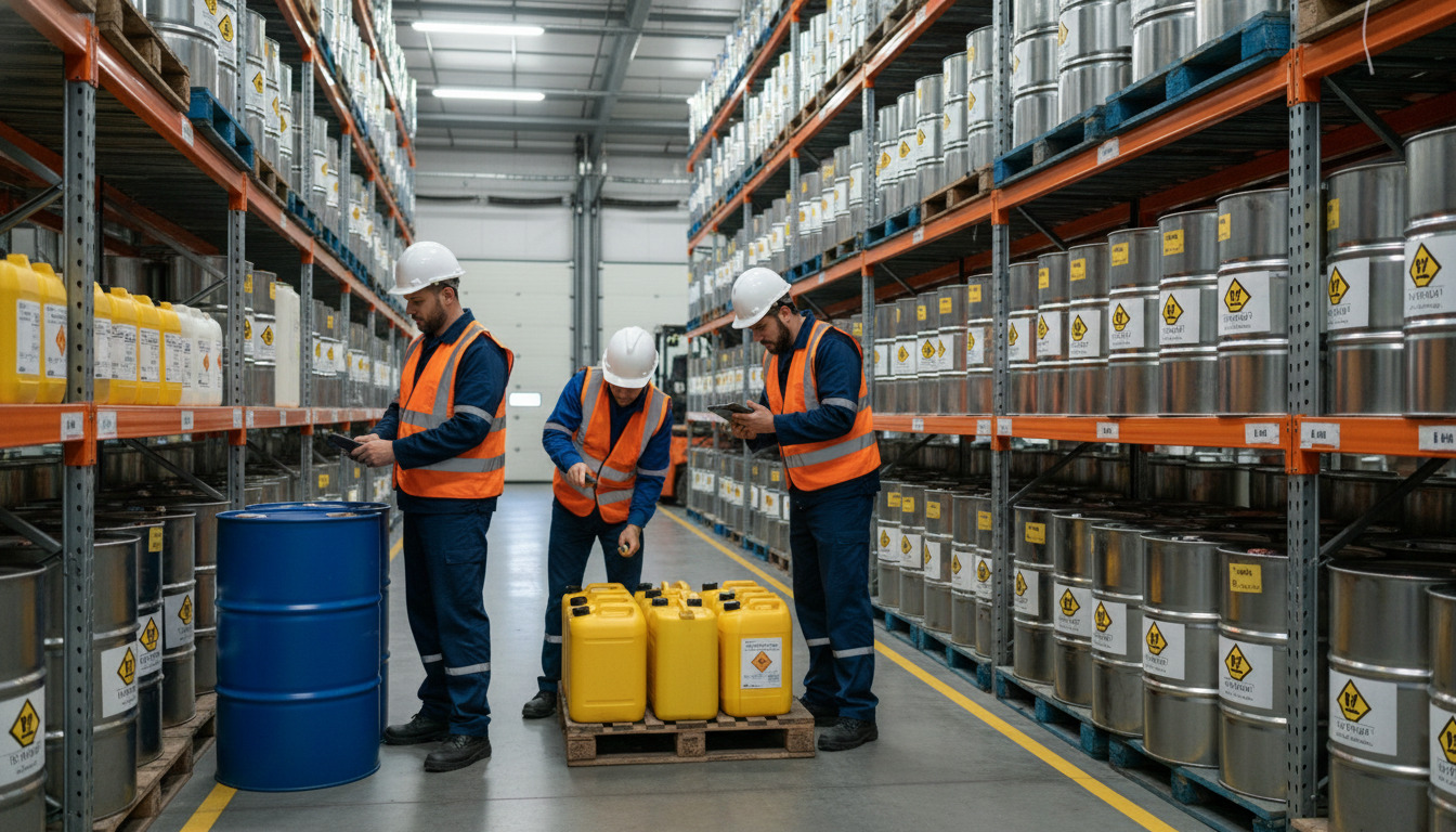 Хранение опасных грузов на складе-1